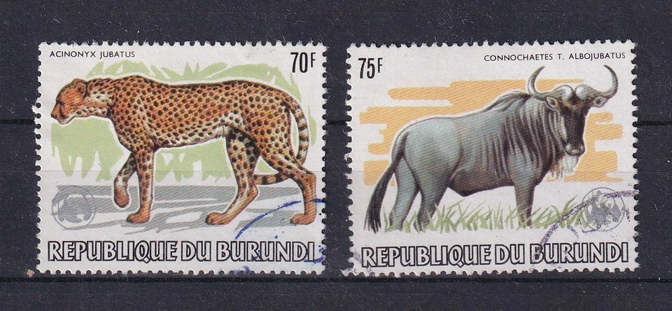 [TM5787] Burundi N°902/903 WWF Wildlife Nature USED SUPERB - Image 1 of 1