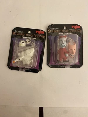 The Nightmare Before Christmas Yujin Figure Collection Lot 2 Set Zero Dog Mini - Image 1 of 4