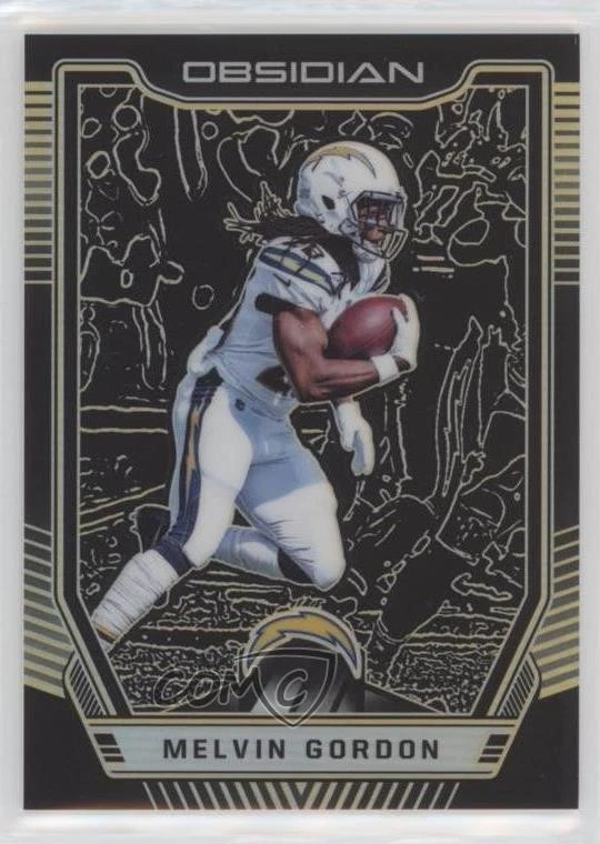 2018 Panini Obsidian Electric Etch Orange /50 Melvin Gordon #86 - Image 1 of 2