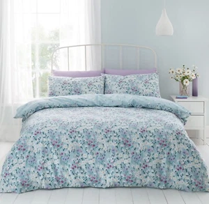 Set biancheria da letto doppia trapunta Catherine Lansfield margherita uovo d'anatra - Foto 1 di 5
