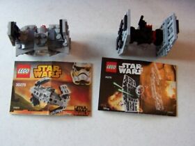 LEGO 30275 & 30276 Star Wars Special Rebels 2 complete sets w/ Manuals NO BOX 