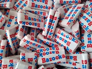 BAZOOKA Bubble Gum, Original Flavor, Bulk & Delicious Gum (2 Pounds) On Sale! - Picture 1 of 4