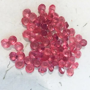 N263 Vintage Austrian glass stones SS33 (6.9mm) rose dentelles unfoiled (72) - Picture 1 of 2