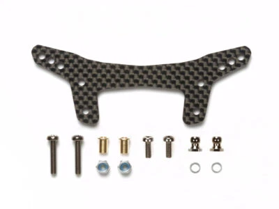 Tamiya 54562 DT-03 Carbon Damper Stay (Front), (DT03/DT03T), NIP - Image 1 of 3