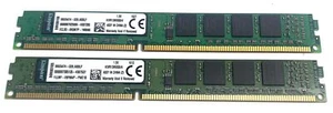 Kingston KVR13N9S8/4 8GB (2x 4GB) DDR3-1333 CL9 1Rx8 PC3-10600 Arbeitsspeicher - Afbeelding 1 van 4