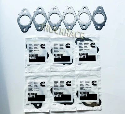 Junta de colector de escape para 5,9 L 6,7 L 24V 2500 3500 Dodge Ram Cummins grafito Foto 1 de 2