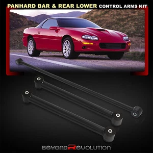 For 1982-2002 Camaro Firebird Rear Lower Suspension Control Arms Panhard Bar Set - Picture 1 of 8