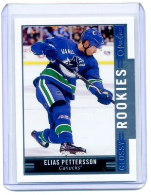 Elias Pettersson 2018-19 O-Pee-Chee Glossy Rookies Upper Deck Series 2 OPC R-10 - Image 1 of 2