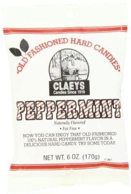 Claey's Natural Peppermint Drops, 6-Ounce Packages (Pack of 12) - Image 1 of 4