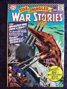 STAR SPANGLED WAR STORIES #127 1966 DC COMICS BEAUTIFUL DINOSAUR COVER! - Picture 1 of 2