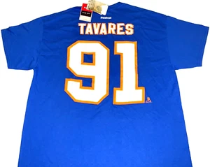 Rare! Vintage John Tavares New York Islanders NHL Hockey Jersey T-Shirt NWT XL - Picture 1 of 2