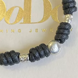 Dodo Pomellato Bracciale Nero Pepita Granelli Argento Fuori Produz Originale - Foto 1 di 3