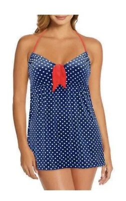 Vestido de baño halter de una pieza grande para mujer 12-14 Foto 1 de 4