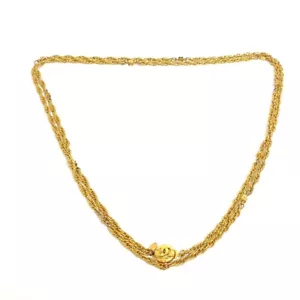 CHANEL CC Long chain Necklace Gold Plated Gold - Bild 1 von 12