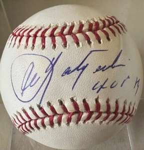 Carl Yastrzemski Autographed American League Baseball RO-A HOF ball BAS Cert 4 - Picture 1 of 2