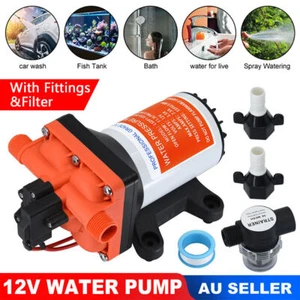 RV Supreme 12V Water Pump 55PSI 11.3LPM for Caravan Motorhome Camper Boat - Picture 1 of 17