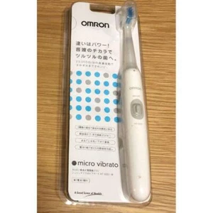 OMRON model Electric Tooth Brush Micro vibrato HT-B201-W 4582301243202 NEW - Picture 1 of 2