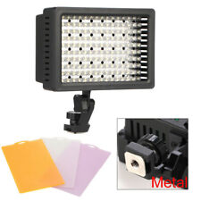 160 LED Photo Studio Video Light with Filters For Canon Nikon Camcorder Camera