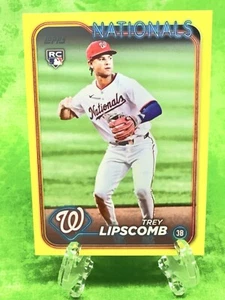 Trey Lipscomb RC - Yellow - 2024 Topps Update #US143 Wash Nationals - Hanger Box - Bild 1 von 11