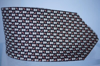 Nuevo Salvatore Ferragamo Para hombres Corbata Oso de Peluche Scooby Seda Prendas para el Cuello  Foto 1 de 4