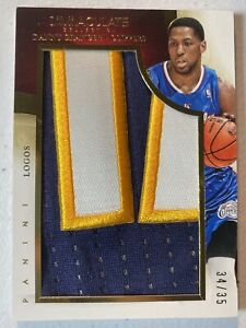 Danny Granger 2013-14 Immaculate Collection Jumbo Logo Patch /35 Pacers Clippers