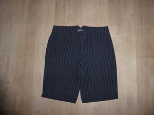 ESPRIT Chino Shorts / Bermuda Stretch Hüftig Schwarz + Gestreift Gr.38 **w.NEU** - Bild 1 von 5