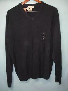 Neu mit Etikett Dockers marineblauer "Deep Night" Herrenpullover mit V-Ausschnitt $ 55,00 Einzelhandel - Bild 1 von 4