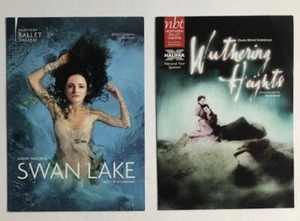 NORTHERN BALLET THEATRE Swan Lake + Wuthering Heights DAVID NIXON FLYER X 2 - Picture 1 of 1