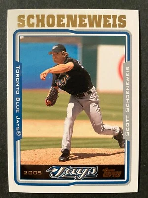 Scott SCHOENEWEIS 2005 Topps Update & Highlight Baseball #UH26 Toronto Blue Jays - Image 1 of 2