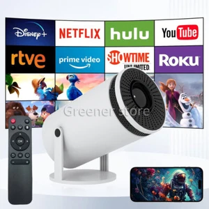 5G 4K Projecteur Smart HD LED WiFi Bluetooth HDMI Android Bureau Maison Théâtre - Photo 1/15