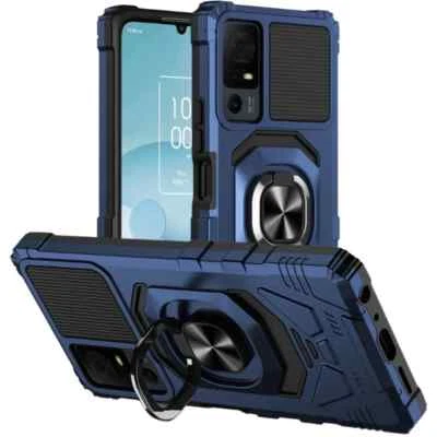 ROME TECH For Jitterbug Smart4 / TCL 40 XL / TCL 40 T Hybrid Magnetic Ring Kickstand Case