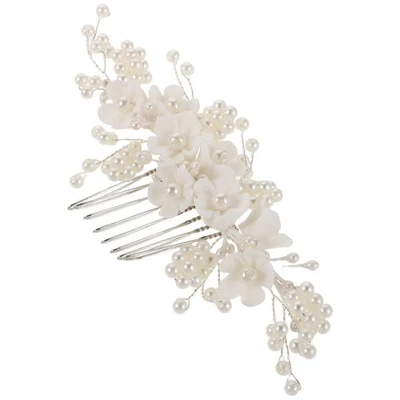  Bridal Wedding Bridal Combs Hair Accessories For Hair Bridal Headpiece - Image 1 of 4