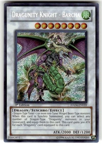 Yugioh Cavaliere della Dragunity - Barcha HA04-EN059 Rara Segreta 1° Edizione NM - Foto 1 di 2
