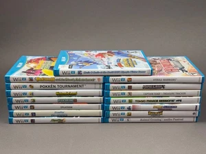Nintendo Wii U Game Lot 15 Games Splatoon, Hyrule Warriors, Captain Toad - Picture 1 of 7