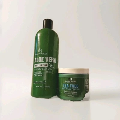 Botanic Hearth Aloe Vera  Gel. Low Fill 3/4 Full & Tea Tree Hold 7oz Free Ship! - Image 1 of 2