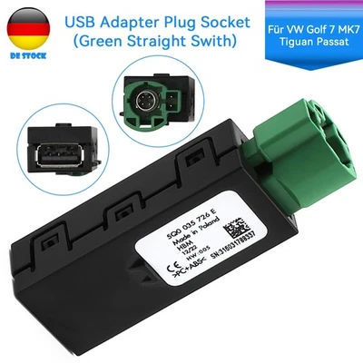 Coche MIB2 USB Carplay Media Switch Instalar Enchufe 5Q0035726E Para VW Golf 7 - Imagen 1 de 4