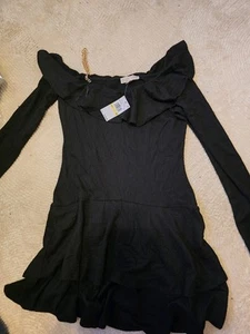 Black Michael Kors Dress Size Medium NEW WITH TAGS $140.00 RETAIL - Picture 1 of 2