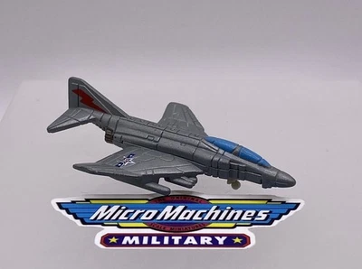 Micro Machines Military F-4 Phantom Fighter Aircraft Galoob LGTI 1996 - Image 1 of 3