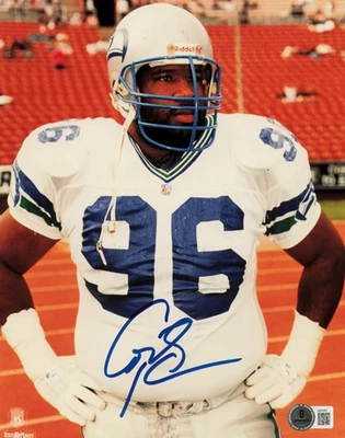 Cortez Kennedy Autographed 8x10 Photo Seattle Seahawks Beckett BAS QR #AE31671 - Image 1 of 2