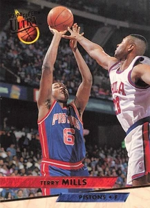 Terry Mills 1993-94 Ultra #58 Detroit Pistons Basketball - Picture 1 of 2