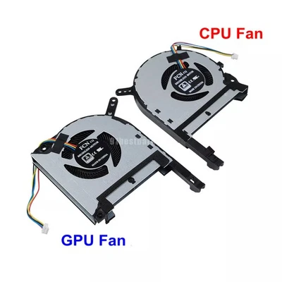Ventilador de refrigeración CPU DFS5K12304363H FMLB Ventilador GPU DFS5K12114262H FMC9 Asus TUF Gaming Foto 1 de 2