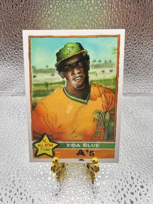 2021 Topps Spotlight 70 by Andy Friedman Vida Blue #69 37/50 SP - Image 1 of 2