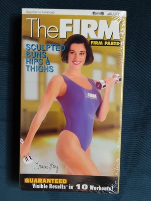 THE FIRM: SCULPTED BUNS, HIPS & THIGHS - VHS - Factory Sealed! - Image 1 of 4
