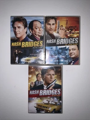 Nash Bridges DVD TV Series First, Second, Third Season by Don Johnson Foto 1 de 4