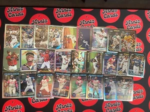 Topps Chrome Baseball Refractor Parallel (26) Card Lot No Duplicates - Picture 1 of 8