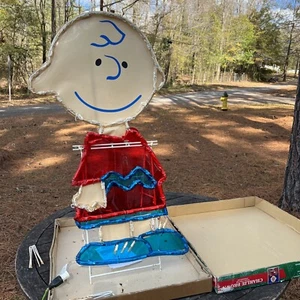 Charlie Brown 52" Mr. Christmas Colorful Light Sculpture - Picture 1 of 4