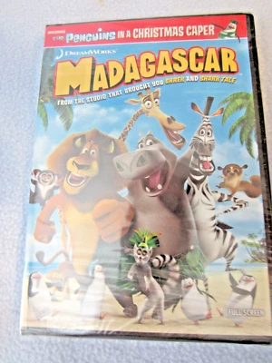 Madagascar (DVD, 2005) - Penguins In a Christmas Caper DreamWorks [Brand New] - Image 1 of 4