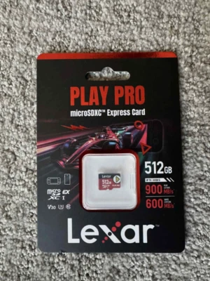 🔥Switch 2  Lexar 512GB PLAY PRO microSDXC Express Card LMSXPS0512G (IN HAND) - Image 1 of 4