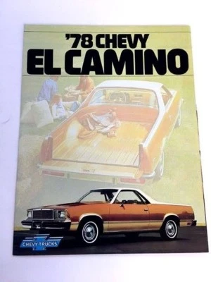 1978 Chevrolet El Camino and Super Sport SS Original Car Sales Brochure Foto 1 de 2