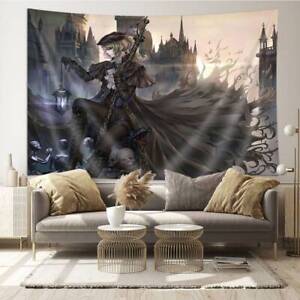 Medieval Gothic Anime Extra Large Tapestry Wall Hanging Fabric Art Room Decor
